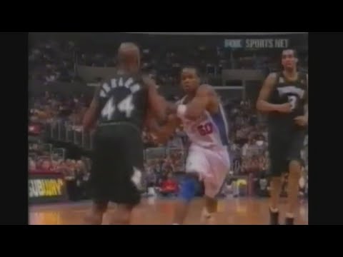 Corey Maggette 24 Points 5 Ast Vs. Timberwolves, 2001-02.