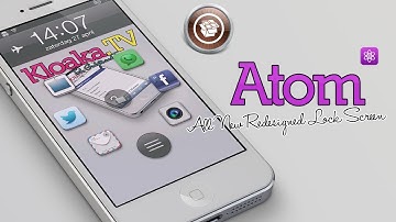 Atom - iPhone Lockscreen Cydia Tweak iOS