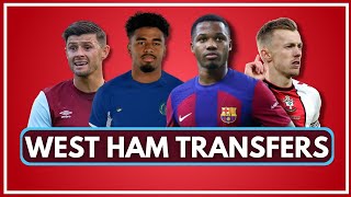 WEST HAM TRANSFER RUMOUR LATEST | £50M BID FOR FATI | CRESSWELL | MAATSEN | WARD PROWSE