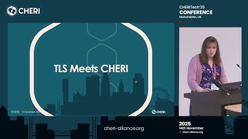 Redesigning Thread Local Storage For CHERI - Jessica Clarke | CHERITech