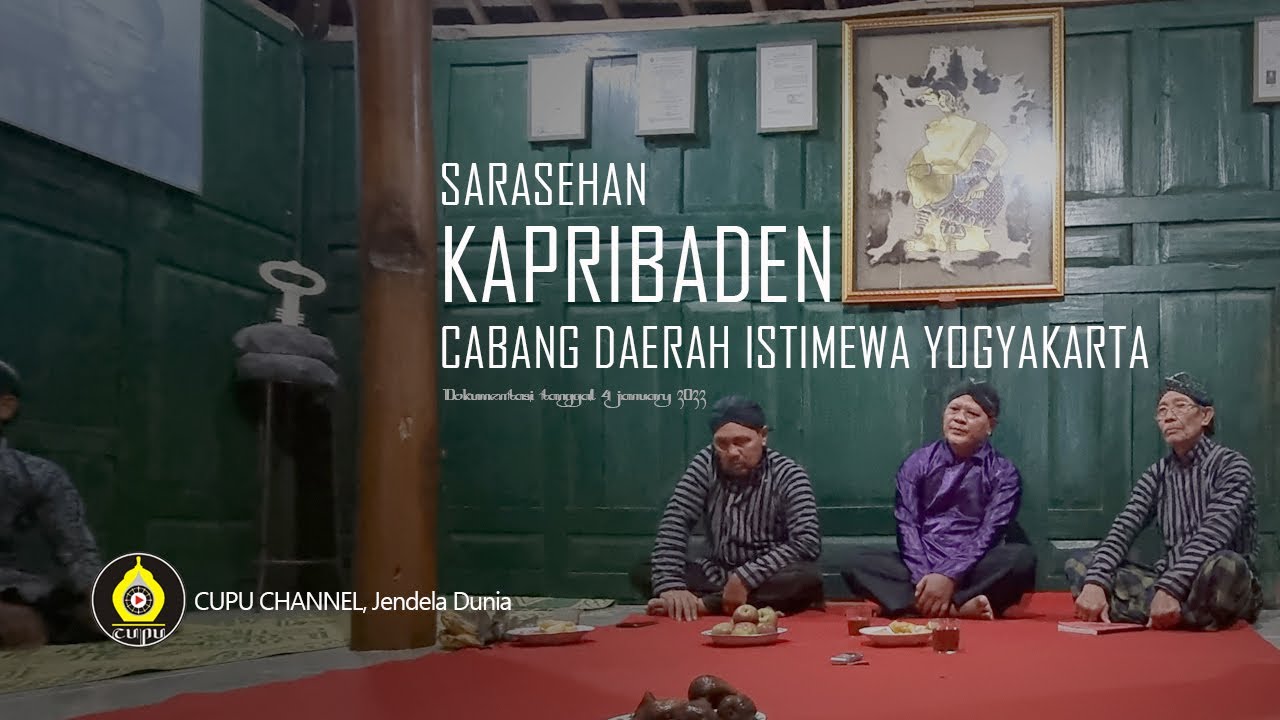 Dokumentasi - Sarasehan Penghayat Kapribaden Cabang Daerah Istimewa Yogyakarta, 4 Januari 2022