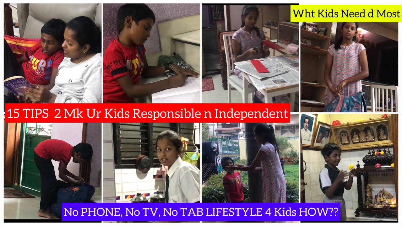 Magical Parenting Tips/Hw 2 Follow A NO PHONE,NO TV,NO TAB Lifestyle/Teaching Kids Responsibility/