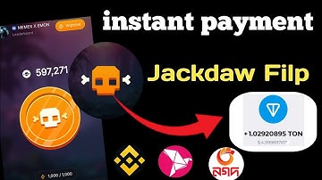 Jackdaw Flip bot withdrawal | instant payment | live withdraw #jackdaw #instant #withdrawal #bot #bd