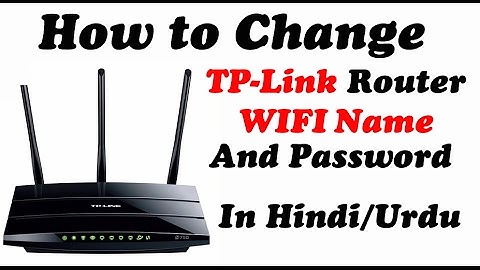 How To Change Router/Modem  WIFI SSID Name And Password