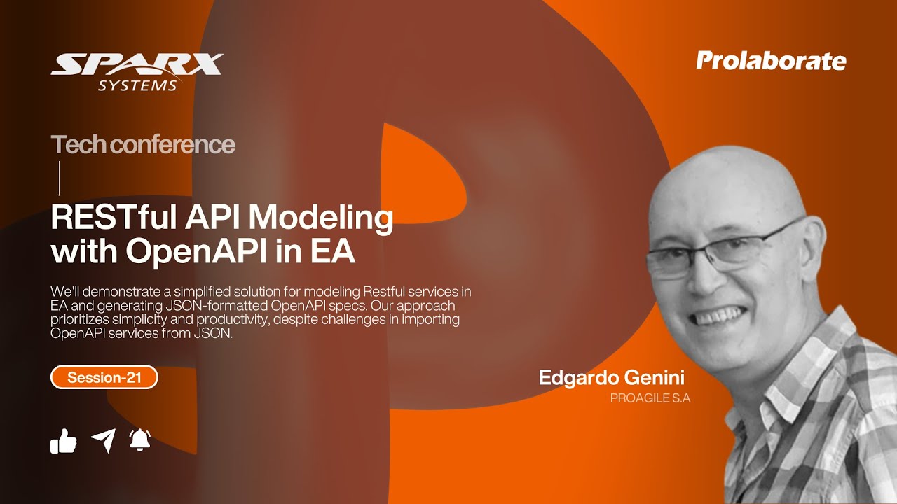 Session 21 : RESTful API Modeling with OpenAPI in EA - YouTube
