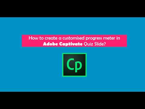 How to create a customized progress in Adobe Captivate Quiz Slide?
