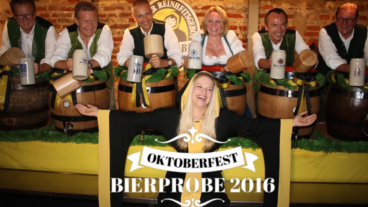 Oktoberfest Bierprobe 16 Oktoberfestmuseum Munchen Am 12 09 16 Ankunft Youtube