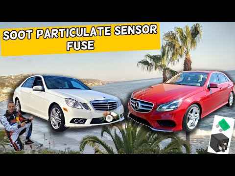 MERCEDES W212 E CLASS SOOT PARTICULATE SENSOR FUSE LOCATION E350 E400 E250 E200 E220 E250 CDI BLUETE