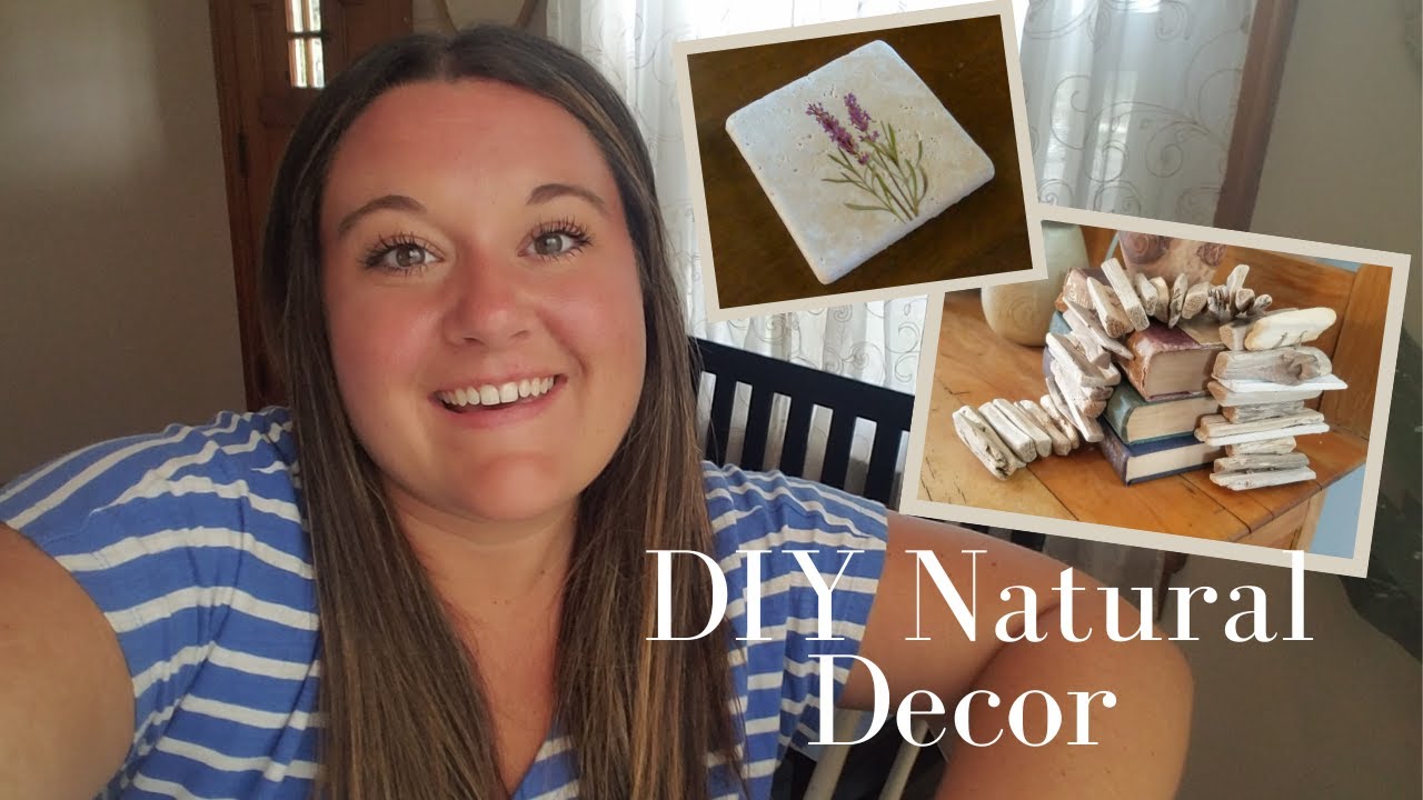 DIY Natural Decor With Me!! Temp Tattoo Coasters Driftwood