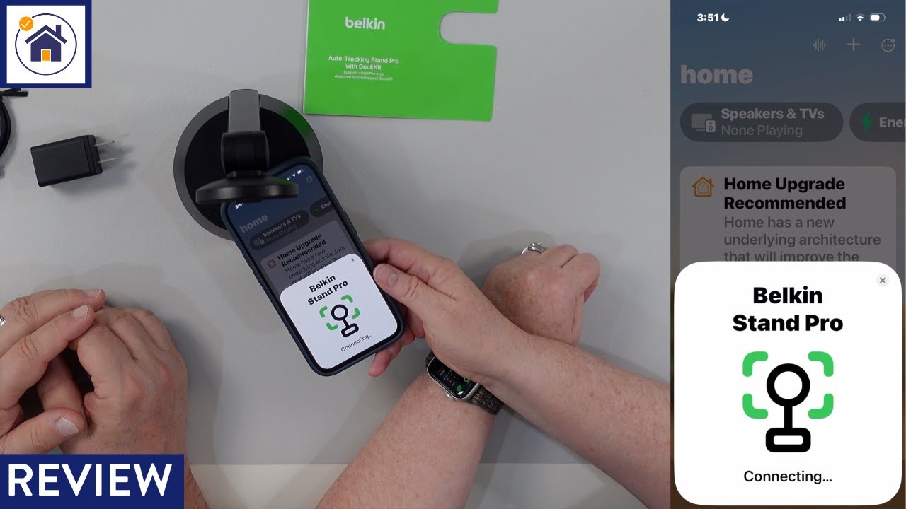 REVIEW Belkin Auto-Tracking Stand Pro with Apple DockKit MagSafe