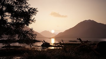 Volcanic Island in Three Seasons – Unreal Engine 5 Cinematic Environment