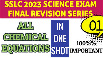 SSLC 2023 SCIENCE EXAM - FINAL REVISION VIDEO - 01 #sslc2023 #sslcscience