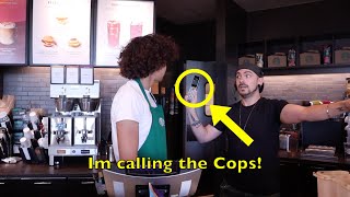 Fake Starbucks Employee Prank!