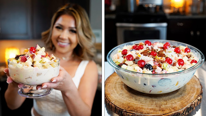 La Mejor ENSALADA NAVIDEÑA súper cremosita, a tu familia le va a encantar!