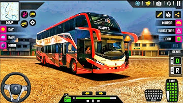 New Bus Simulator Game - Bus Gameplay Part#2 Extreme Speed Bus Driving - Android Gameplay