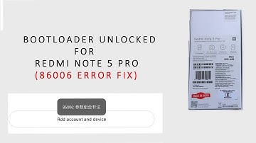 Unlock Bootloader For Redmi note 5/5 Pro || 86006 fix ||ANDROID TESTING HOUSE
