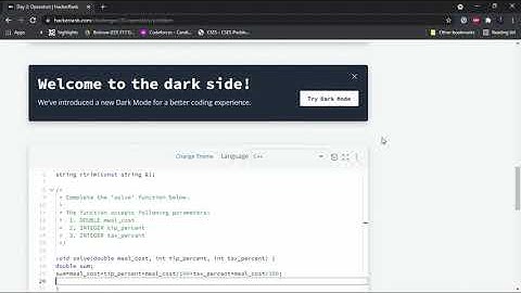 Hackerrank 30 days of code| Day 2| C++| solution and concepts