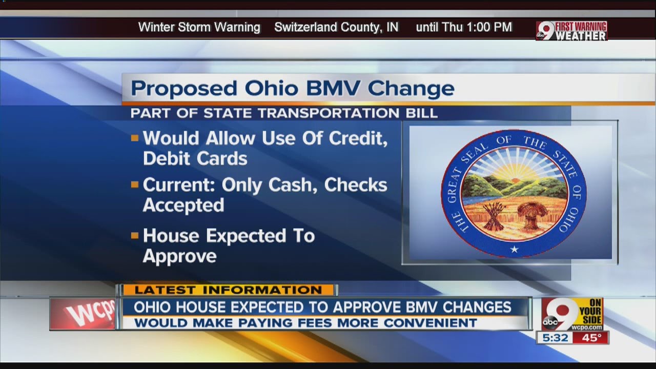 Changes proposed to Ohio BMV YouTube