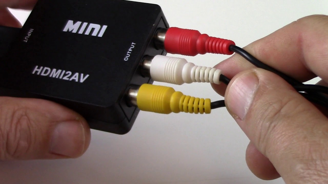 How to Convert HDMI to RCA 