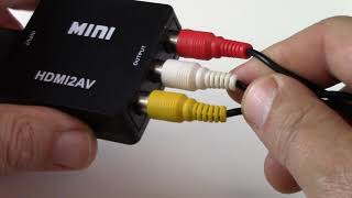 How to Convert HDMI to RCA YouTube