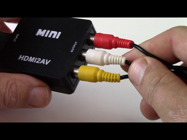 Jurassic Park Identificere Vidner How to Convert HDMI to RCA - YouTube