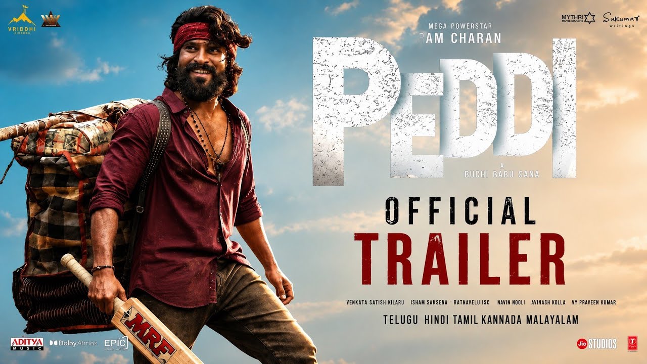Peddi Trailer | Global star Ram Charan | Janvi kapoor | Jagapati babu | Ar Rahman | Bucchibabu sana