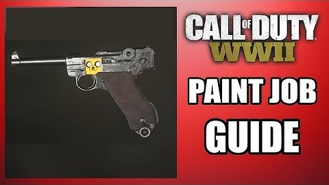 COD: WW2 - JAKE! - P-08 Paint Job Guide (Adventure Time!)