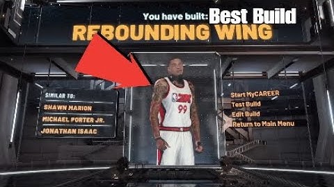 BEST REBOUNDING WING BUILD IN NBA 2K20