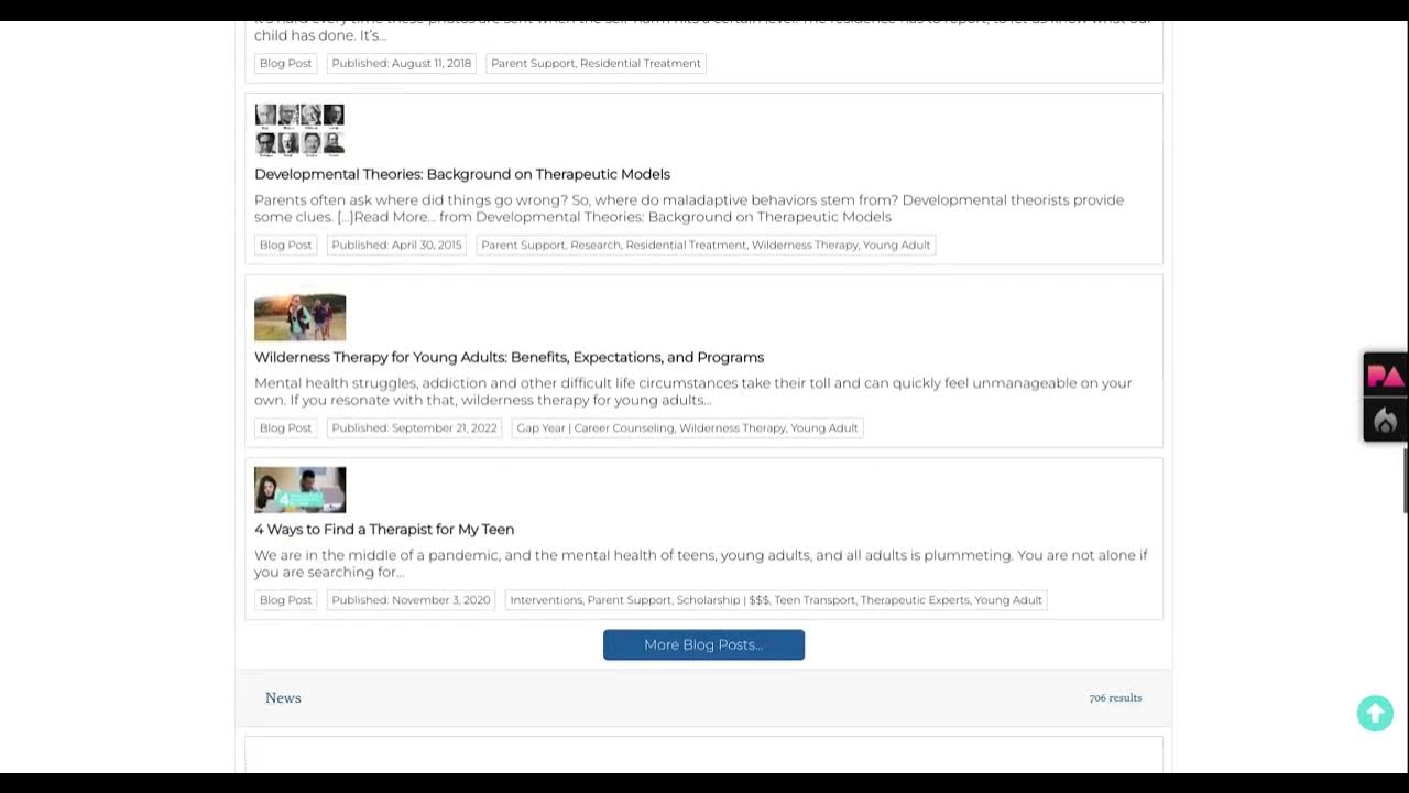 Tutorial how to search site on all kinds of therapy youtube