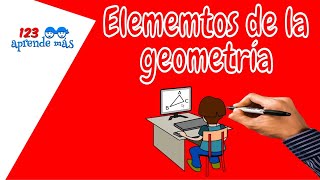 Elementos básicos de la geometría para niños de primaria.