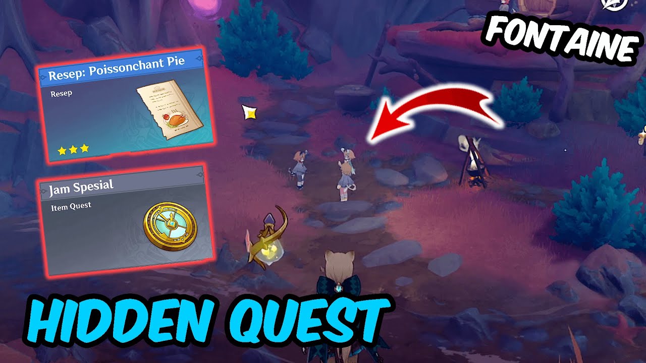Hidden Quest Fontaine Melusine Genshin Impact YouTube