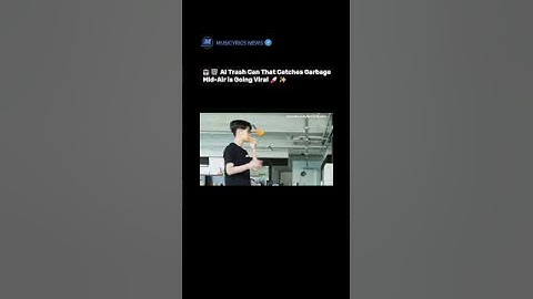 🤖🗑️ AI Trash Can That Catches Garbage Mid-Air is Going Viral 🚀✨