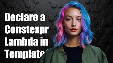 Can You Declare a Constexpr Lambda Inside a Template Parameter in C++?