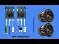 How to make Super Powerful Amplifier Bass with Mosfet, DIY Amplifier Mosfet Irfp920 & Irfp240