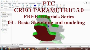 PTC Creo - Basic Sketching and modeling