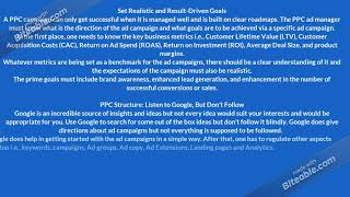 GUIDE ON PPC MANAGEMENT