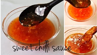 إعملى سويت شيلى صوص  sweete chilli sauce فى ٣ دقايق بس/ الصوص الحلو الحار