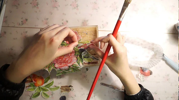 Tutorial／Handmade (中字) 蝶古巴特 ⊱ decoupage ⊰ 🐑 森林木盒子 🐑 - 天天要聞
