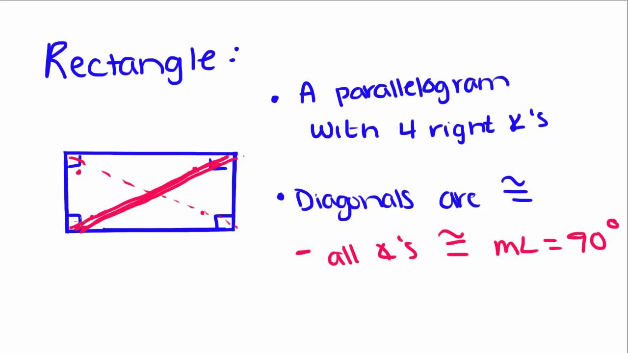 Introduction to Geometry - 33 - Special Parallelograms