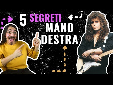 MANO DESTRA chitarra elettrica: 5 COSIGLI per migliorare la tecnica + lick PLETTRATA ALTERNATA