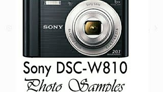 Sony DSC-W810 Sample Photos
