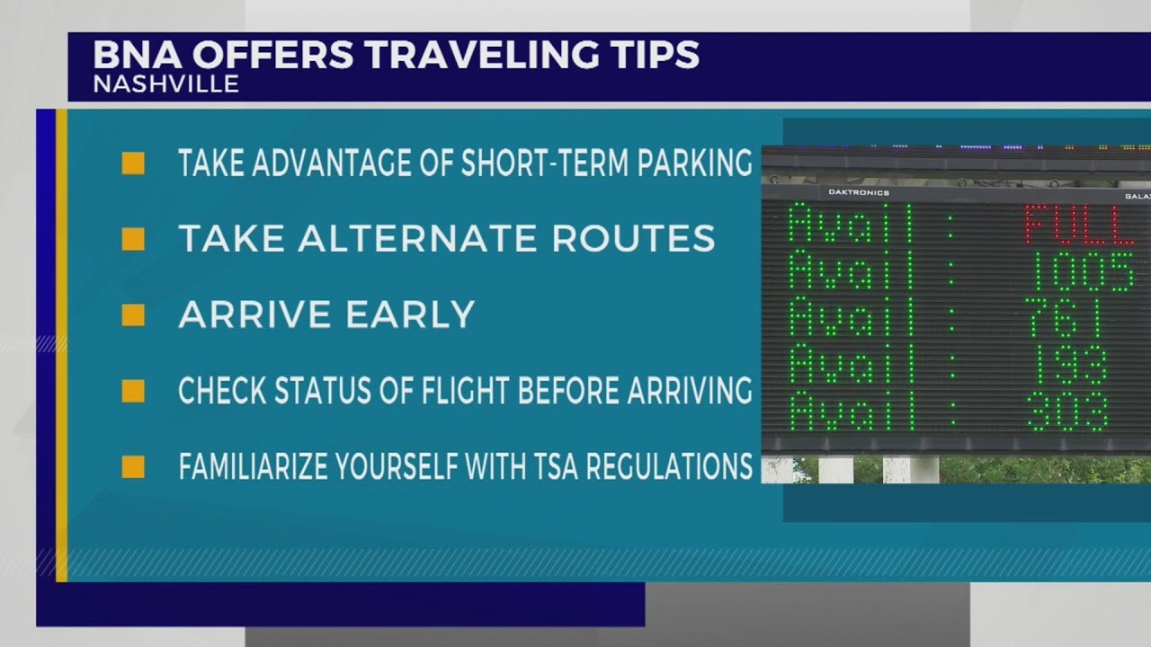 BNA offers traveling tips for Bonnaroo weekend