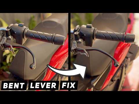 How to Straighten a Bent Aluminum Brake Lever (Torch Method) | Mitch's Scooter Stuff