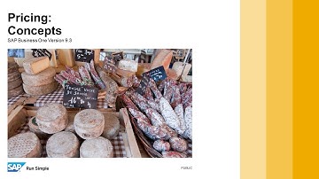 TB1000-06-11 SAP Business One 9.3 - Pricing Concepts