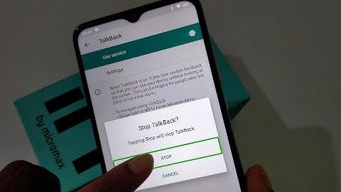 How to Fix micromax 1b TalkBack touch screen problem, micromax 1b TalkBack kaise off kare