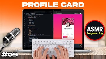 #9 ASMR Programming Profile Card - Coding No Talking - Next.js (React) & Tailwind CSS