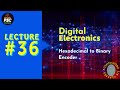 Hexadecimal to Binary Encoder