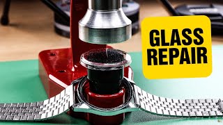How to replace a plastic watch glass?! | Watch Repair Tutorial | DIY | Robur Press Fitting