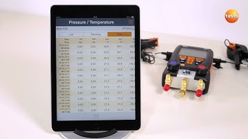 testo 550/557 (Generation 2015): Switching measurement views in the app | Be sure. Testo