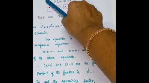 Theory of equations ex 3.5(5&7)